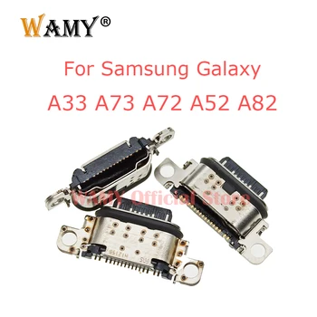 5-10 шт. USB Порт Для зарядки, Док-станция, Разъем Зарядного устройства Для Samsung Galaxy A33 A73 A72 A52 A82 A52S A52U A336 A526 A726 A725 A525