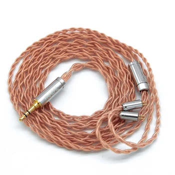 Медный кабель FAAEAL 4 CORE высокой чистоты с разъемом 2Pin/ MMCX 3.5/2.5/4.4 кабель для обновления наушников с позолоченным штекером мм для TFZ/TRN