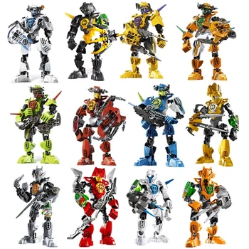 Солдаты Star Warrior Bionicle Hero Factory Surge Evo Фигурки роботов-стрингеров, строительные блоки, Кирпичи, детские игрушки
