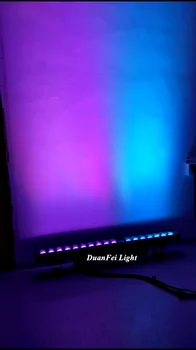 12lot 18x10w rgbw 4in1 outdoor bar light водонепроницаемый wash wall led pixel bar rgbw lyre dmx512 dot