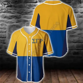 Женское общество Sigma Gamma Rho 1922, бейсбольная трикотажная рубашка, футболки с 3D принтом, топы в стиле хип-хоп