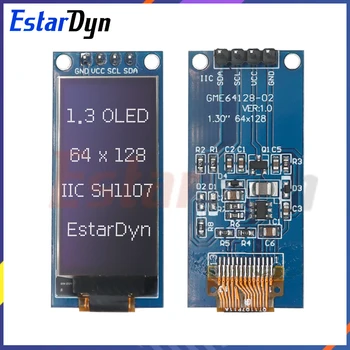 1,3-дюймовый OLED-дисплей 64 × 128 ЖК-модуль SH1107 LCD 1,3 
