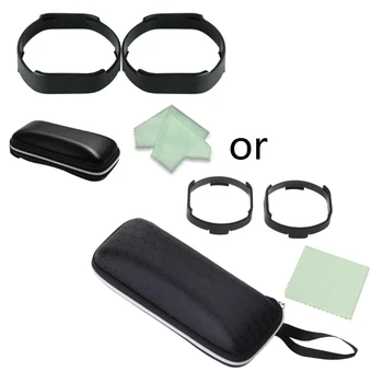 Легкая оправа, кольца для защиты линз от царапин для очков PS VR2, анти-грязная оправа с сумкой для хранения, чистая ткань, прямая доставка