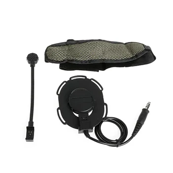Новые наушники Z Headphone Style Military HD-03 Airsoft Mic Radio Adjust