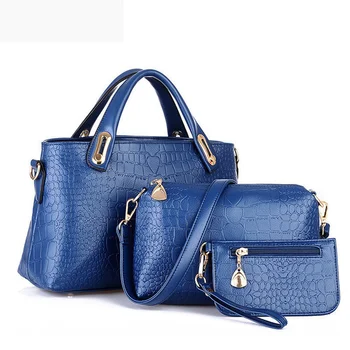 Набор сумок из 3 предметов для женщин, роскошные сумки, женские сумки через плечо, сумка-тоут, Кожаная женская сумка-мессенджер, пляжная сумка Bolso Mujer