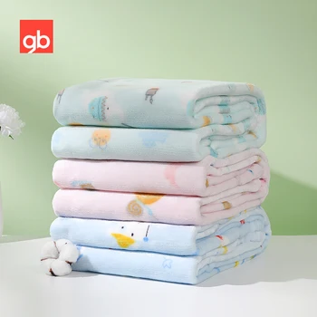 Фланелевое одеяло GoodBaby, чехол для коляски для новорожденных, Пеленальное одеяло, Декор для фотосъемки детских постельных принадлежностей 120x100 см
