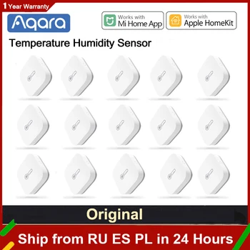 Датчик температуры и влажности Aqara, окружающая среда, давление воздуха, беспроводное управление Mijia Smart ZigBee Sensrs для Mi Home Gateway