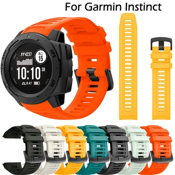 Ремешок для смарт-часов Garmin Instinct, спортивный силиконовый сменный браслет, красочный браслет для Garmin Instinct Correa