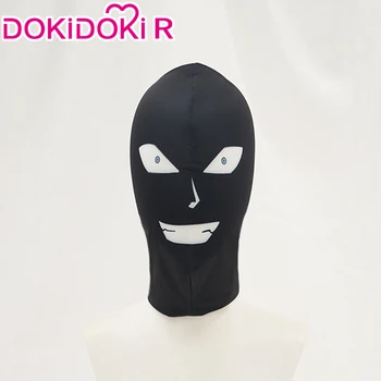 Аниме Косплей ДокиДоки Черная маска Человек-тень Косплей Мужчины Хэллоуин Косплей Черная маска Хэллоуин