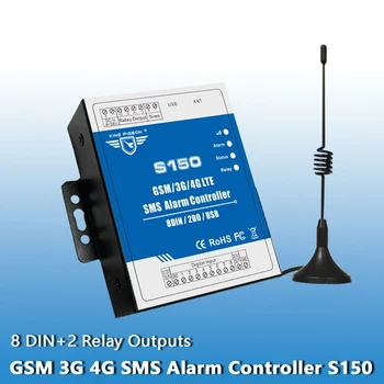 Промышленный Интернет вещей Удаленный мониторинг GSM 3G 4G Сотовая связь RTU SMS Реле S150 8DIN 2DOUT Включение / выключение по мобильному телефону