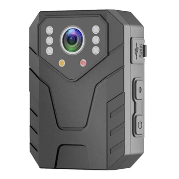 Видеомагнитофон 1080P, носимая камера HD для тела с ночным видением, срок службы батареи 6-8 часов, спортивная камера