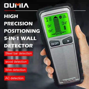 Металлоискатель OUMIA Настенный Сканер Многофункциональный AC Wood Stud Finder Пинпоинтер Кабель Провода Датчик Глубины Настенный Детектор