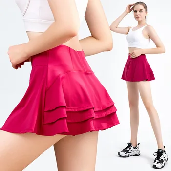 2023 Короткая спортивная юбка для йоги, женская юбка для бега, фитнеса, тенниса, плиссированная юбка, юбка для гольфа