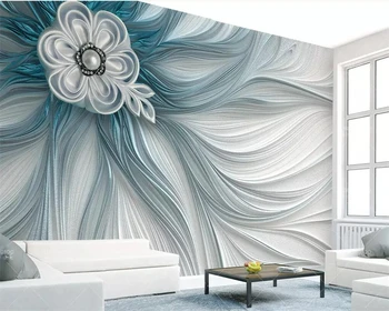 пользовательские обои beibehang атмосфера 3d фрески креативные рельефные полосы линии современная мода 3d фоновые обои 3d фреска