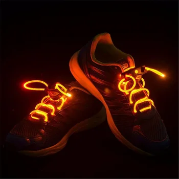 1 шт. Неоновые светодиодные шнурки для обуви, Ремешок для обуви, Светящаяся палочка, Аксессуары для шнурков для обуви, Принадлежности для вечеринок, многоцветные
