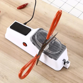 USB Электрическая точилка для ножей Профессиональная для кухонных ножей Инструмент для заточки ножниц Шлифовальное лезвие Кухонные Принадлежности