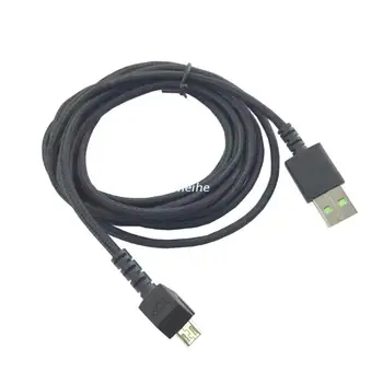 Прочная плетеная кабельная линия USB-мыши для мыши Mamba Elite, 2 м Зарядный шнур, Стабильная замена кабельной линии передачи B85B