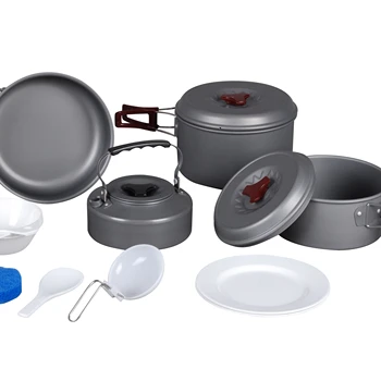 Наборы посуды для кемпинга Bulin BL200-C8 на 4-5 персон, кемпинг на открытом воздухе с палатками