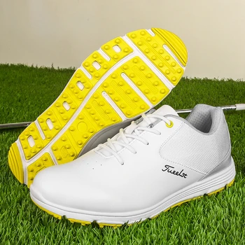 Водонепроницаемая мужская обувь для гольфа, профессиональная легкая обувь для гольфистов, спортивные кроссовки для гольфа на открытом воздухе, бренд спортивных кроссовок