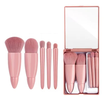Мягкие Пушистые зеркальные кисти для макияжа Набор для косметики Основа Румяна Пудра Тени для век Kabuki Blending Makeup brush beauty tool