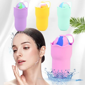 Skin Care Beauty Lifting Contouring Tool Silicone Ice Cube Trays Ice Globe Ice Balls Face Massager 1PC Инструменты Для Макияжа