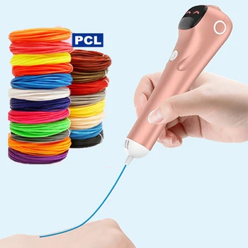 Новая 3D Ручка Низкотемпературная Анти-Ошпаривающая С PCL 3D Печатью DIY Ручка Для Рисования Игрушки Для Девочек Мальчиков Детские Рождественские Подарки На День Рождения