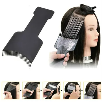 Профессиональная модная парикмахерская Щетка-аппликатор для волос, Салонное окрашивание волос, Доска для выбора цвета, Инструмент для укладки волос