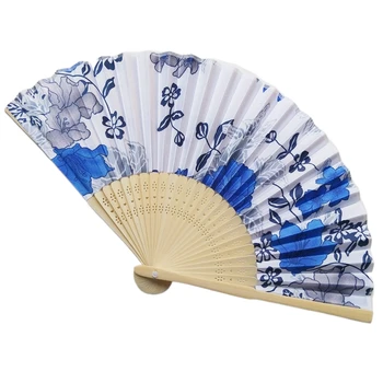 【Я - ВАШИ поклонники】 Японский шелковый веер и простой и элегантный дизайн 100% Ручная работа в традиционной китайской технике
