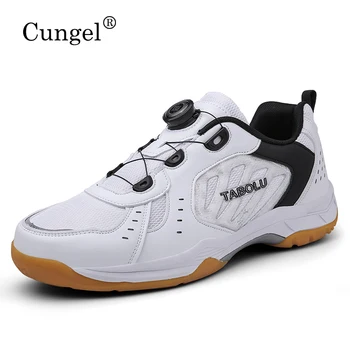 Новая обувь для бадминтона Для мужчин и женщин, Большие размеры 36-46, Профессиональная одежда для бадминтона для дам, теннисные кроссовки, легкая обувь для волейбола