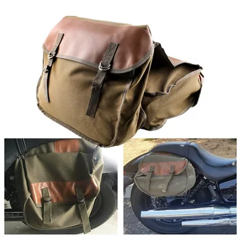 Задняя боковая сумка для хранения багажа для скутера, седельная сумка для универсальных мотоциклов Honda Kawasaki Triumph