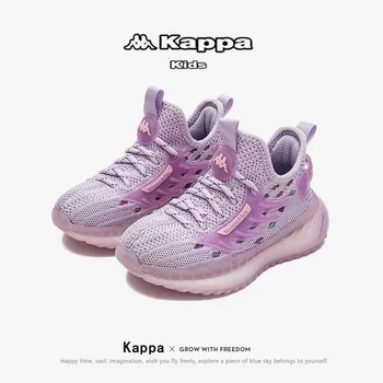 KAPPA KIDS Детская обувь для мальчиков, кроссовки для бега, осень и лето Для девочек, большие дети, Детская обувь с дышащей сеткой, кокосовые кроссовки