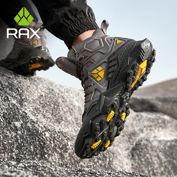 Мужская походная обувь RAX Горные треккинговые ботинки Высокого качества Модные уличные повседневные зимние