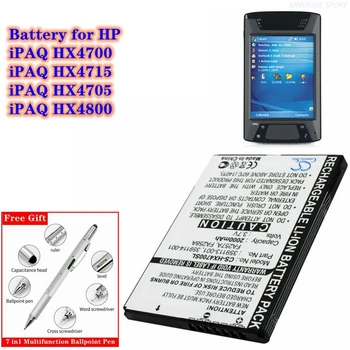 Аккумулятор для КПК, Pocket PC 290483-B21, 359498-001, HSTNH-M02B-SL, HSTNN-H02C-X, 359113-001 для HP iPAQ HX4700, HX4715, HX4705, HX4800