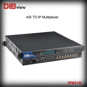 Процессор TS Dibview OTV-IPM51B DVB Headend с 8 ASI и мультиплексором от 120* IP (MPTS/SPTS) до 450 * IP SPTS + 8*IP MPTS