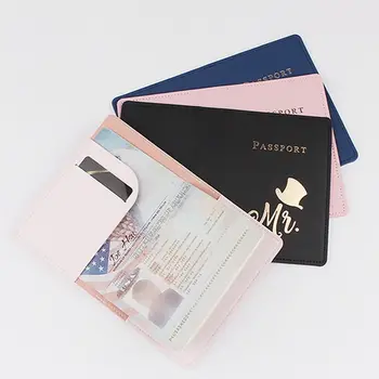 Модный дорожный пакет из искусственной кожи, обложка для паспорта, чехол для удостоверения личности, держатель кредитной карты для паспорта, сумки-портмоне