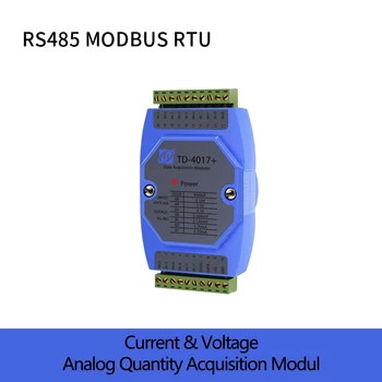 Плата сбора сигнала 4-20 мА к Коллектору RS485, Модуль Сбора Аналогового количества, 8-канальный Входной Ток AI, Напряжение TD-4017