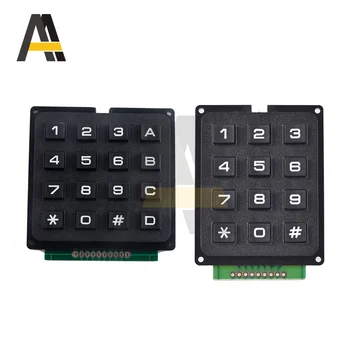 матричная клавиатура 4x4 3x4 Модуль клавиатуры Использует клавишу PIC AVR 4*4 3*4 Пластиковый переключатель клавиш для контроллера Arduino