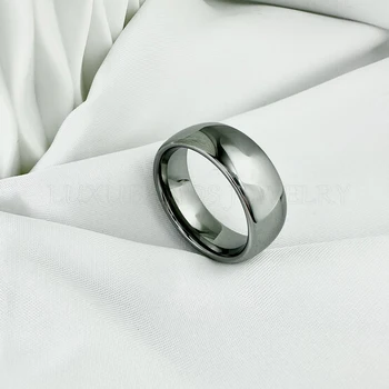 Вольфрамовое обручальное кольцо Wemen шириной 2 мм, модные обручальные кольца для помолвки, полированная отделка, комфортная посадка.