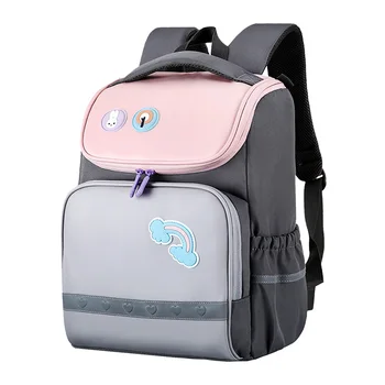 Рюкзаки для детей от 6 до 12 лет, сумки для начальной школы, милый динозавр, радужный дизайн, студенческий рюкзак для мальчиков и девочек, водонепроницаемый Дышащий