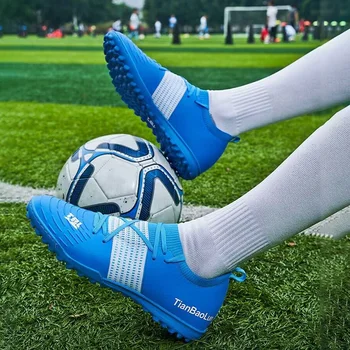 Качественная обувь для мини-футбола оптом Футбольные бутсы Противоскользящие тренировочные кроссовки Исключительное ощущение стопы Большие размеры 39-44 Унисекс