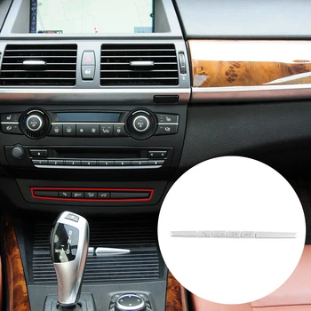 Легкосплавный Автомобильный Стайлинг Кнопка Центральной Консоли Декоративная Наклейка Для BMW X5 X6 E70 E71 2010-2013 Автозапчасти BMW