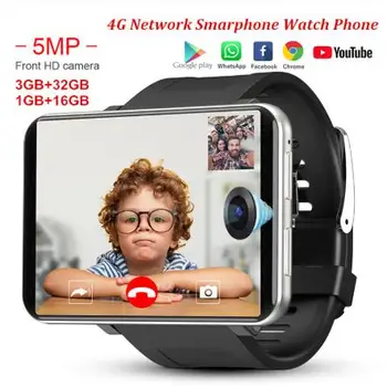 DM100 4G 2,86-дюймовый Экран Смарт-часы Android 7,1 OS Телефон 3 ГБ 32 ГБ 5-мегапиксельная камера 480 * 640 Ips Экран 2700 мАч Батарея Smartwatch