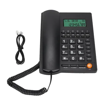 Проводной телефон для громкой связи Настольный стационарный телефон для домашнего офиса отеля