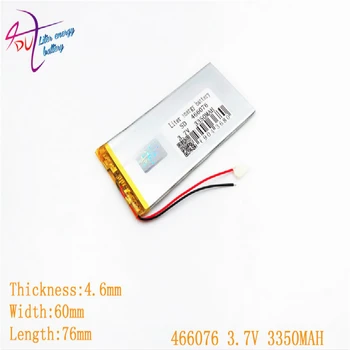 Большая распродажа 456075 466076 литий-полимерный аккумулятор 3,7 В 3350 мАч для планшетного ПК