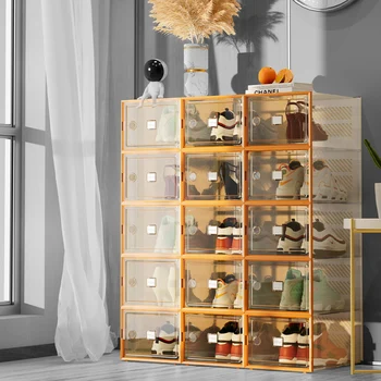 Мужской Выдвижной Шкаф для обуви Box Organizer Display Мобильный Шкаф для хранения обуви Куб Muebles Para El Hogar Мебель для гостиной