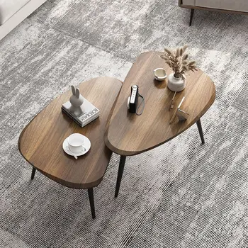 Сочетание Высококачественного Чайного столика, скандинавской простой деревянной мебели для гостиной, Современного Круглого дивана, японской мебели для дома