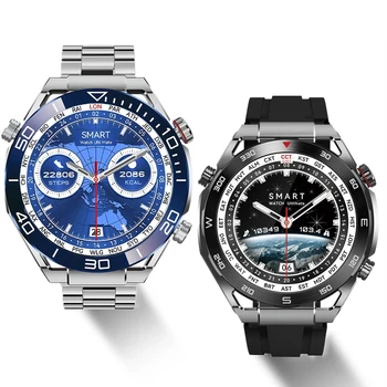 2023 Новые Бизнес-смарт-часы Ultimate Smart Watch для мужчин Huawei Bluetooth Call Compass NFC 100 + Sprots Smartwatch Водонепроницаемые Часы IOS