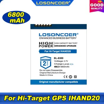 100% Оригинальный Аккумулятор LOSONCOER 6800mAh BL-6300A Для Hi-Target GPS IHAND20 Data Collector BL-6300 Surveying Instrument Hitarget Battery