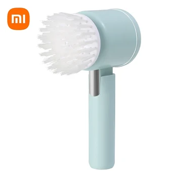 Многофункциональная домашняя маленькая электрическая щетка Xiaomi, Портативная беспроводная для кухни, плитки в ванной, газовой плиты, щетки для чистки