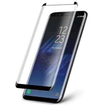 Удобное для Корпуса 3D Изогнутое Закаленное Стекло 9H Для Samsung Galaxy S8 S9 Plus S8 + S9 + Note 8 9 Защитная Пленка Для Экрана Не Полное Покрытие